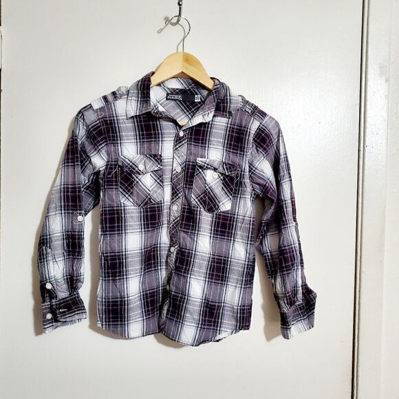 Jack Black/Gray Plaid Button Down Shirt Size M - Picture 1 of 8